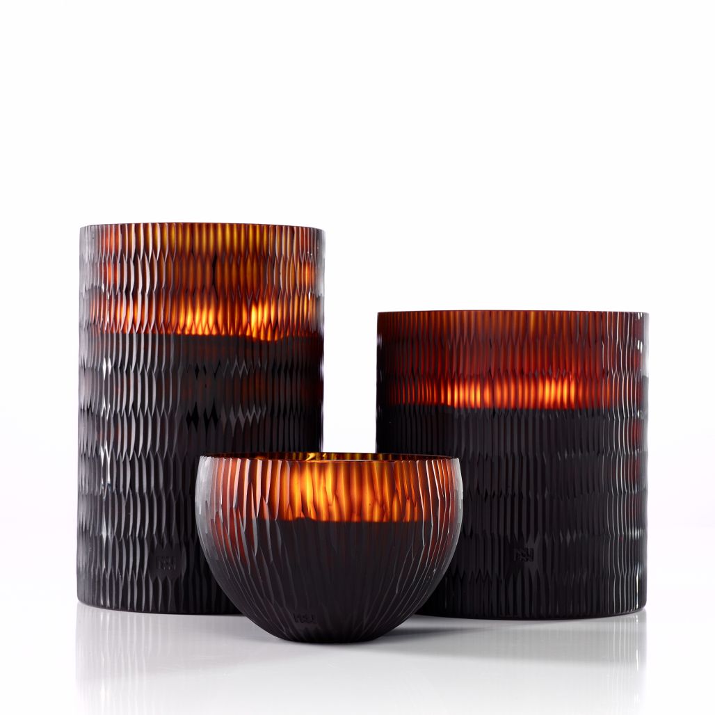 Rhombus Ellipse Amber Kaars