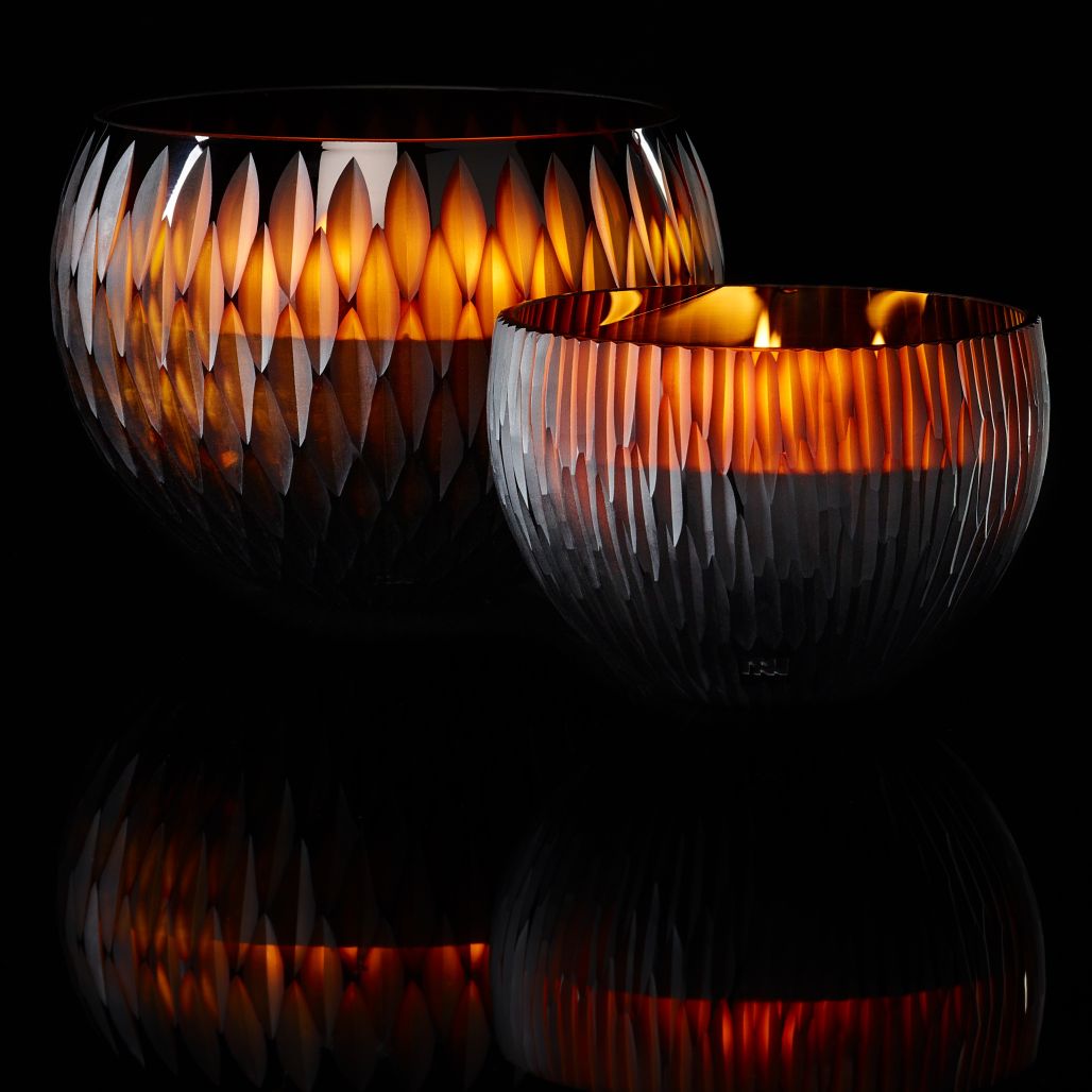 Rhombus Ellipse Amber Kaars